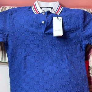 GG stretch cotton polo